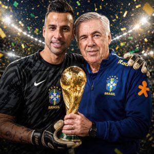 Todo mundo falando de Alisson, Ederson e Bento, mas não esqueço dele.

Fábio não…