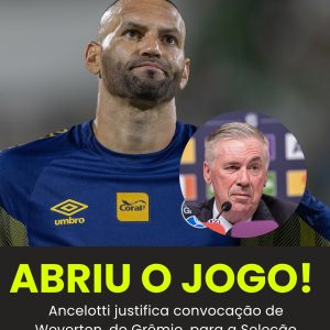 VERDADEIRO MOTIVO! Ancelotti justifica que convocação de Weverton…Notícia co…