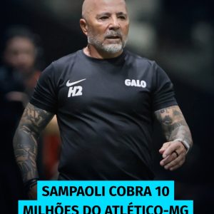 Sampaoli e sua comissão técnica acionaram o Atlético-MG na CNRD da CBF cobrando …