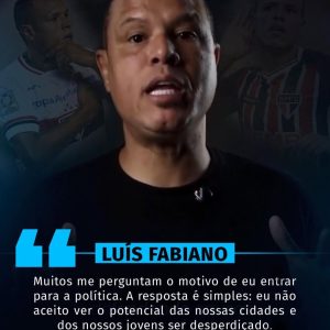 DE JOGADOR PARA POLÍTICO!

Luis Fabiano anuncia pré-candidatura a deputado fede…