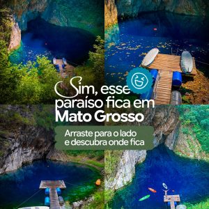 VOCÊ SABIA QUE ESSE PARAÍSO NATURAL FICA EM MT?A Dolina Água Milagrosa, em Cá…
