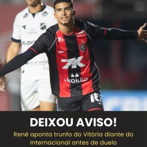 Após goleada na Copa do Nordeste, Renê projeta confronto do Vitória contra o In…