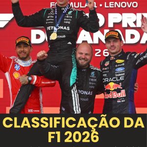 Fórmula 1 atualiza classificação após vitória de Antonelli no Canadá