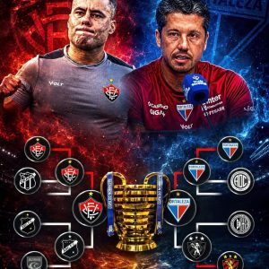 VAI PARAR O BRASIL!  Vitória e Fortaleza estão na final da Copa do Nordeste.