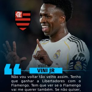 Em entrevista à Cazé TV, Vini Jr comentou sobre uma possível volta ao Flamengo….