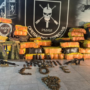 Com apoio do Gefron, megaoperação apreende 2,5 toneladas de droga no AM