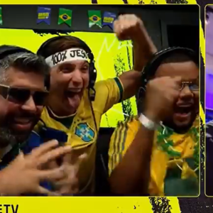 Neymar aparece comemorando convocação para Copa em live da Kings League
