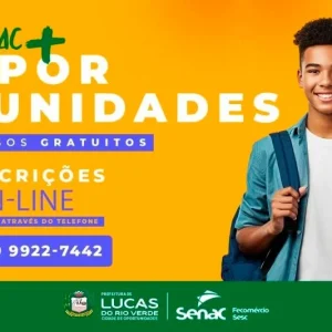 Lucas do Rio Verde abre inscrições para cursos gratuitos em áreas de beleza, gastronomia e liderança