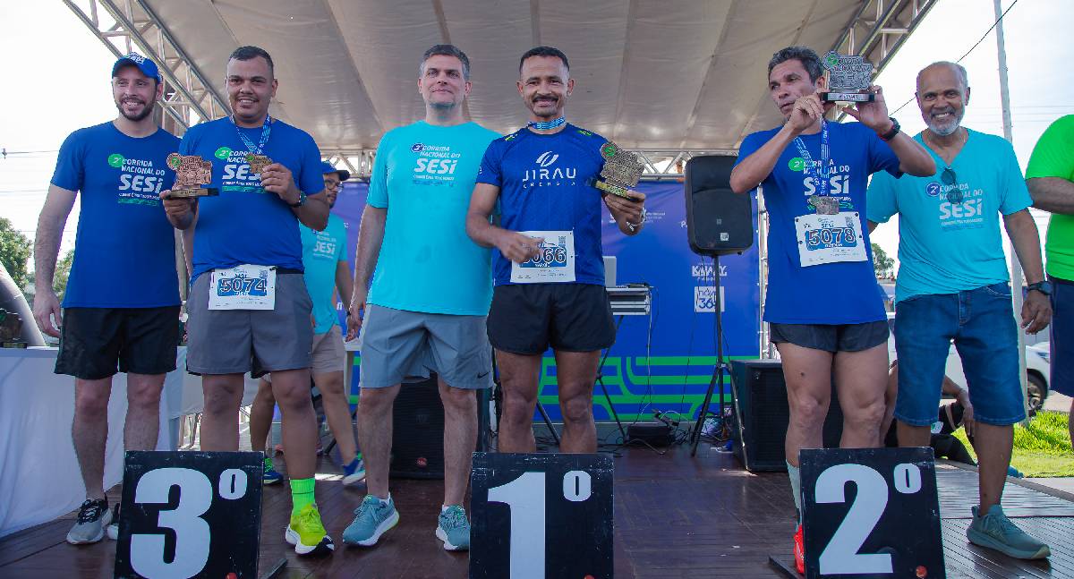 Corredores de Mutum brilham na Corrida do SESI