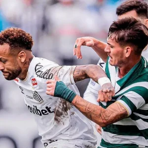 Com Neymar substituído por engano, Santos sofre e é derrotado pelo Coritiba