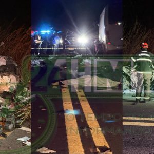 Grave acidente entre ônibus escolar e carro deixa dois mortos e vários feridos na MT-249