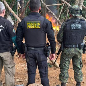 Polícia Federal combate garimpos ilegais nos estados do Amapá e Pará