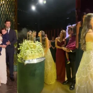 Filha de Kaká faz 15 anos e ganha festa com show de Luan Santana; confira