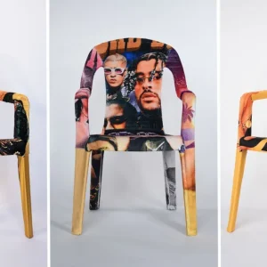 Como as cadeiras de Bad Bunny estão dominando o mundo da arte