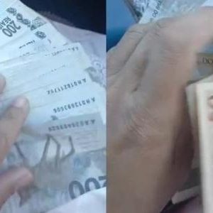 Casal encontra mais de R$ 10 mil em caçamba de entulho e devolve à dona