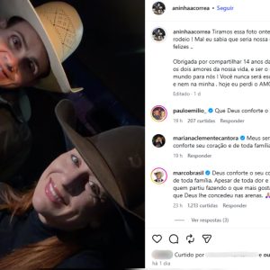 Esposa posta foto que fez em rodeio horas antes de peão morrer pisoteado por touro: 'Mal eu sabia que seria nossa última'