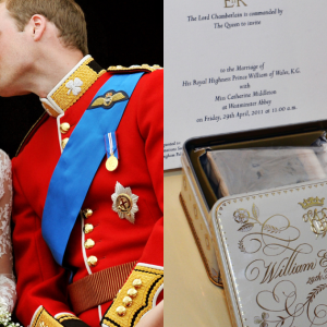 Fatia de bolo de casamento de William e Kate de 15 anos será leiloada
