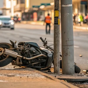 Colisão entre carro e moto deixa passageiro ferido em Sinop