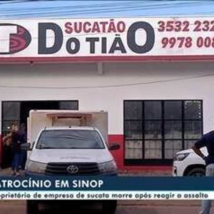 Empresário é morto após reagir a assalto em comércio de MT