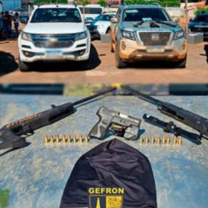4 são presos por sequestro de casal e roubo de caminhonete em MT