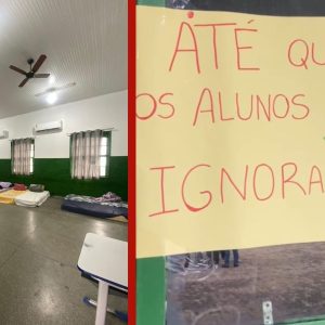 Estudantes do IFMT paralisam aulas e fazem protesto por segurança MT