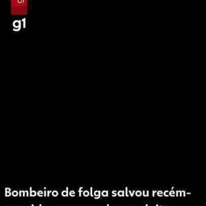 Bebê engasgado em Cuiabá é salvo por bombeiro de folga