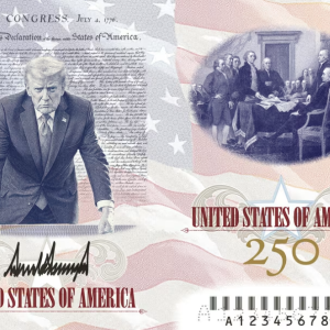 Trump faz nova publicação com imagem de si mesmo no passaporte dos EUA