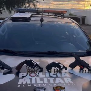 Força Tática intercepta veículo de suspeitos e confronto deixa três mortos em Nova Mutum; veja vídeo