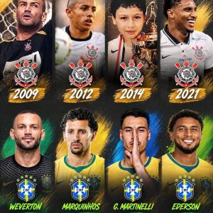 SELETIMÃO!  Com a chegada do volante Ederson, o Corinthians alcançou a marca de …