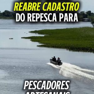 INSCRIÇÕES ABERTAS PARA O REPESCA 

Se você é pescador profissional de Mato Gros…