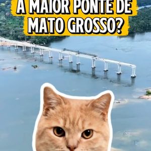 OBRA HISTÓRICA SOBRE O RIO JURUENA 

A obra da maior ponte de Mato Grosso, sobre…