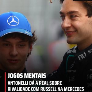 Kimi Antonelli dá o papo reto sobre Russell e define chances do rival na F1