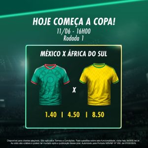 É HOJE O GRANDE DIA! 

A Copa  começa oficialmente! Assim como em 2010, México e…