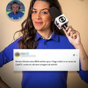 Renata Silveira se tornou a primeira mulher a narrar a Copa in loco. 

#Antenad…