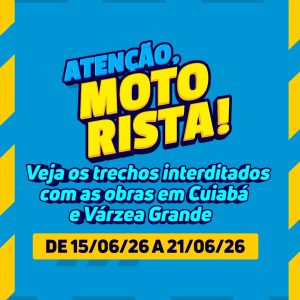 ATENÇÃO, MOTORISTAS! 

As obras das Avenidas Miguel Sutil, do CPA, Prainha e Av….