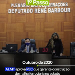 1ª FERROVIA ESTADUAL SAIU DO PAPEL  

A entrega dos primeiros 162km de trilhos e…