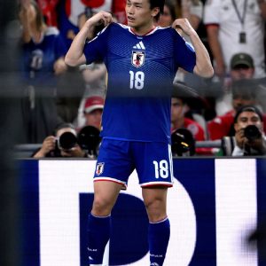 O Japão está voando!

Aos 31 minutos do primeiro tempo, Ueda ampliou a vantagem…