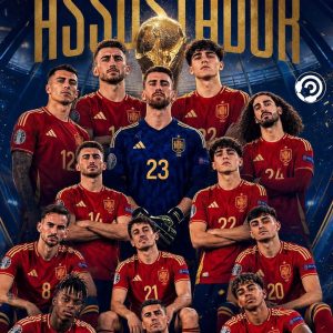 DEIXARAM ELES CHEGAR.

4 A 0 FORA O BAILE ESPANHOL.

ESPANHA AMASSOU A ARÁBIA SA…
