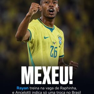Carlo Ancelotti deu sinais do time que pretende mandar a campo contra a Escócia…