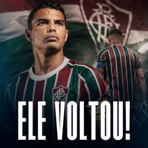 DE VOLTA! Fluminense anuncia o retorno do zagueiro Thiago Silva.