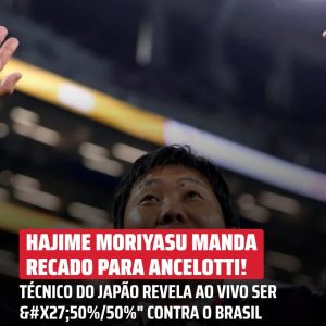 Treinador japonês relembra vitória recente contra o Brasil, mas faz elogios a An…