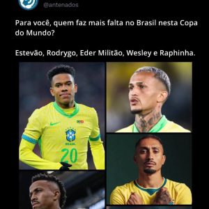 Eai, quem faz mais falta? 

Raphinha ficará de fora mais uma vez, agora na part…