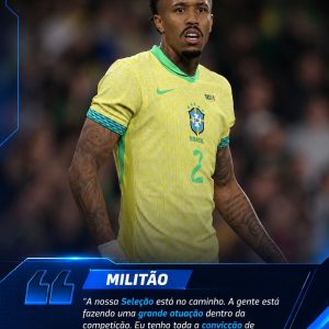 Confiança total no grupo!

Em participação no Domingão com Hulk, Éder Militão d…