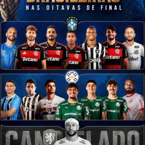 SUCESSO!  Os jogadores do Brasileirão estão fazendo história na Copa.

 Na segun…
