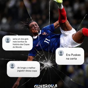 Olise quase marcou um dos gols mais bonitos da Copa do Mundo de 2026. O voleio …
