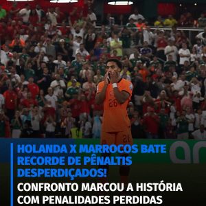 Pela primeira vez na história da Copa do Mundo, uma disputa de pênaltis teve qua…