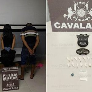 Cavalaria da PM prende trio e apreende drogas durante patrulhamento em Nova Mutum/MT; Veja vídeo | Power Mix