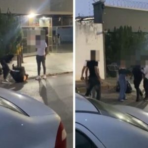 Vídeo mostra briga generalizada entre jovens durante a madrugada em Cuiabá; veja vídeo