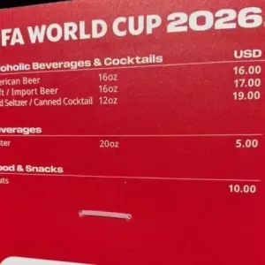 Cerveja mais barata custa R$ 81 nos jogos da Copa do Mundo