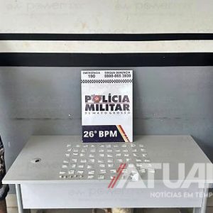 PM apreende 63 papelotes de cocaína e detém dois suspeitos em Nova Mutum/MT; Veja vídeo